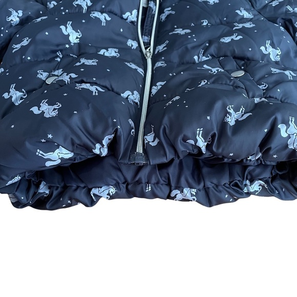 Girls Unicorn  H&M Winter Jacket Size 6-7yrs - Picture 3 of 8